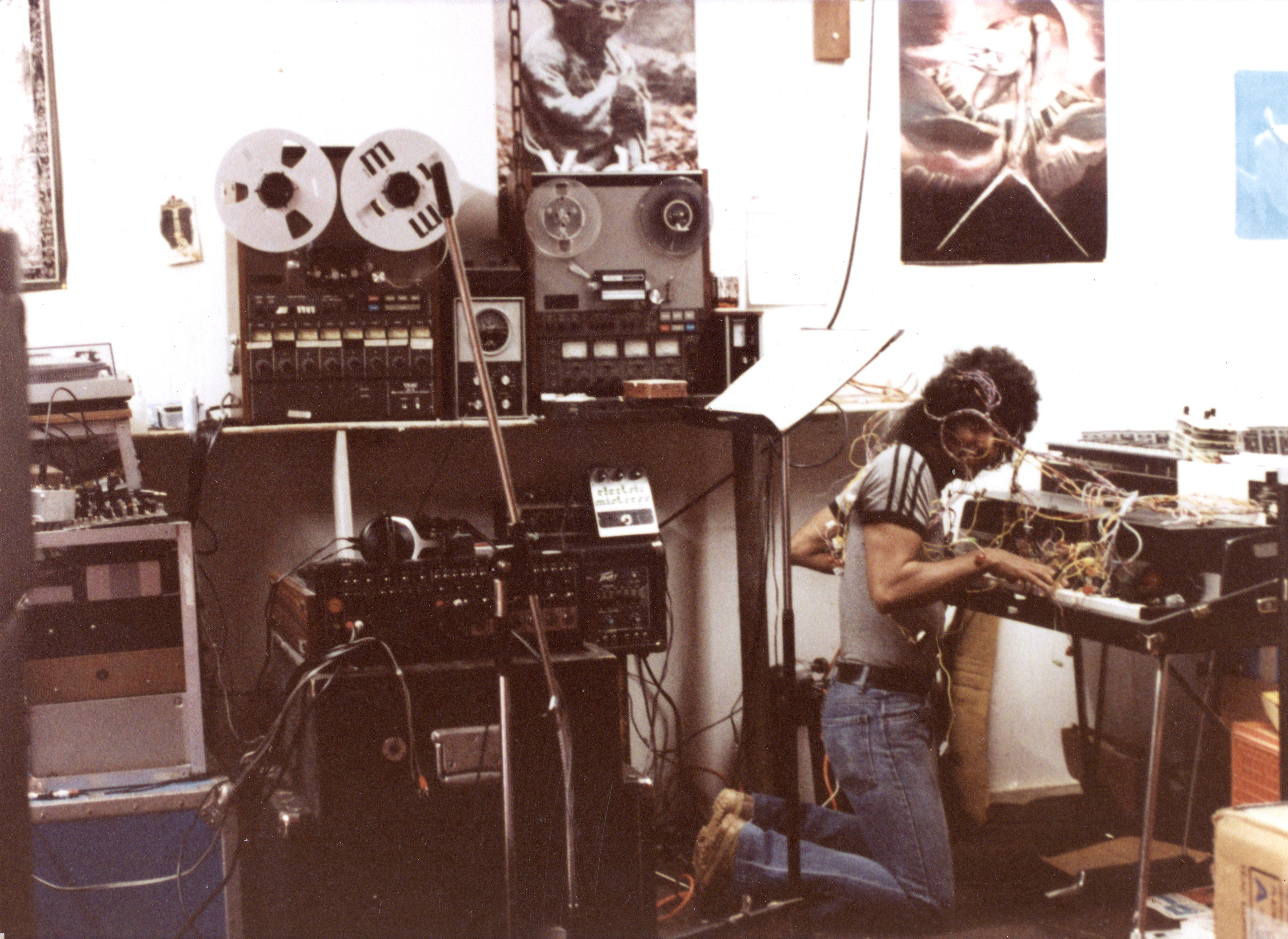 While working on the hand built systhesizer